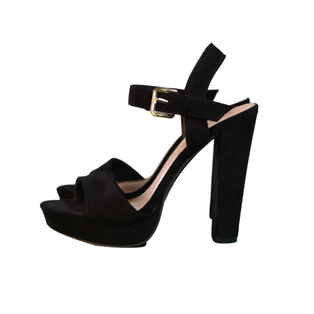 Women's LC Lauren Conrad Black Heel, Size 7 - Picture 1 of 4